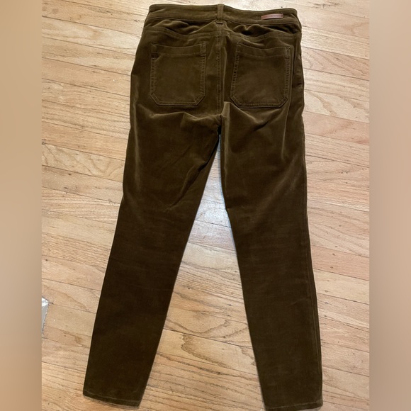 Anthropologie Pilcro high-rise corduroy skinny pants in rich brown, size 28 - Picture 2 of 6